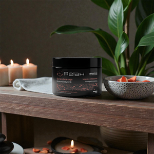 สครับขัดผิวหน้าและผิวกายแบบผลิตภายใต้แบรนด์ส่วนตัว 500 มล. |   ครีมขัดผิว OEM ODM ผสมเปลือกอัลมอนด์ ว่านหางจระเข้ และดอกคาโมมายล์ - Product Image 1