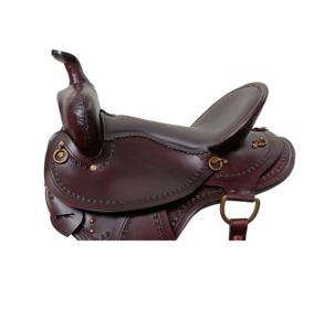 Selle Western Endurance en cuir marron avec siège rembourré pour l'approvisionnement et la fabrication d'équitation - Product Image 5