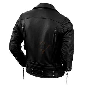 แจ็คเก็ตหนังแท้สไตล์คลาสสิกทันสมัยแบบยูนิเซ็กซ์ คอตั้ง เนื้อนุ่ม ทนทาน เหมาะสำหรับฤดูหนาว ใช้ได้ทุกโอกาส สไตล์ไฮสตรีท ตกแต่งด้วยผ้าปะติด - Product Image 2