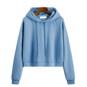 เสื้อฮู้ดแฟชั่นโอเวอร์ไซส์กำหนดเองได้สีพื้นผ้าคอตต้อนน้ำหนักมากใส่ได้ทั้งชายและหญิง - Product Image 4