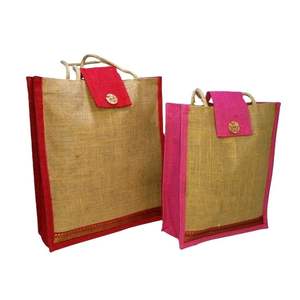 Mini <b>Jute</b> <b>Bags</b> Eco-Friendly Reusable Premium Quality Stylish Natural <b>Jute</b> Shopping <b>Bags</b> for Everyday Use - Product Image 2