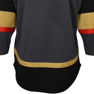 เสื้อฮอกกี้น้ำแข็งสำหรับผู้ชาย ระบายอากาศได้ดี สวมใส่สบาย ผลิตตามสั่ง OEM พร้อมพิมพ์ชื่อทีมแบบดิจิทัล โดย Flyingkick Enterprises น้ำหนัก 220 กรัม - Product Image 5