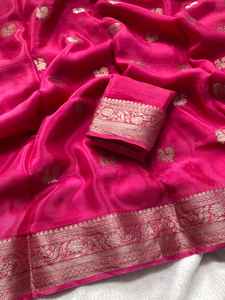 Tela de seda crepé de viscosa suave pura con diseño de pavo real Jacquard por todas partes con blusa para correr - Product Image 6