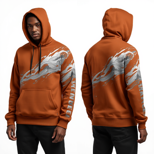 Sudadera con Capucha Oversize de Algodón Grueso Estampada, Premium, Informal, Fabricante de Ropa Personalizada - Product Image 1