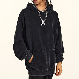 เสื้อฮู้ดและเสื้อสเวตเตอร์ผู้ชายผ้าฟลีซใช้ซักได้มีกระเป๋ากางเกงสีไม่ดับ - Product Image 4