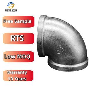 Flexibele Gewricht Snelconnector Loodgieterswerk Levert Gi Conector Galvanizado Codo (1/2 "-4") Gegalvaniseerde Elleboog - Product Image 1