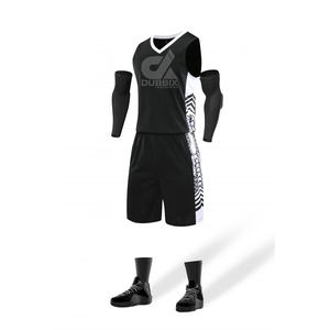 Ensemble de maillots de basket-ball personnalisés pour hommes, respirant, design sublimé vert, prix compétitif, shorts d'été, taille XS - Product Image 5