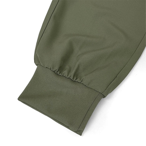 Top exfoliante con cremallera y cuello en V, conjunto de pantalones para correr, uniforme de salón de Spa profesional, uniforme de enfermería, exfoliante de Hospital médico - Product Image 6