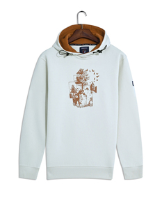 เสื้อฮู้ดผู้ชายแบบซิปหน้าพิมพ์ลายโลโก้สำหรับฤดูหนาว ผ้าฟลีซ 80% คอตตอน 20% โพลีเอสเตอร์ กันยับ ระบายอากาศ แห้งเร็ว ลายพิมพ์แบบรีดร้อน - Product Image 1