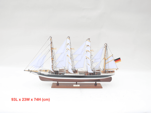 Velero Premium Classic Passat $ | Modelo de Barco Antiguo de Madera al Mejor Precio | Decoración de Barco Oceánico de Estilo Antiguo - Product Image 2