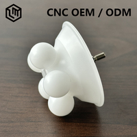 Pièce en plastique sur mesure de haute précision, usinage CNC 5 axes, service de fraisage, pièce en POM pour équipement de convoyage, robot