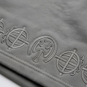 Pantalones Cortos Bermuda de Felpa de Poliéster Grueso Personalizados para Mujer, Bordados, Ecológicos, Transpirables, Estilo Urbano, Holgados, Casuales, para Gimnasio y Deportes - Product Image 4