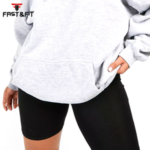 2023 haute qualité en gros à manches longues tricoté femmes sweats à capuche à la mode hiver hauts à capuche avec Logo avant - Product Image 6