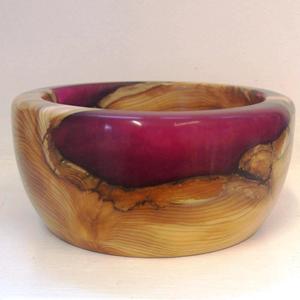 Tazón para servir de resina amarilla HECHO A MANO en 300 piezas Tazón de madera y resina en línea al mejor precio Tamaño personalizado Hecho EN LA India - Product Image 5