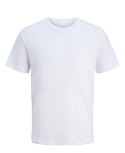 Custom Men’s Plain <b>White</b> T Shirt 100% Cotton Crew Neck Short Sleeve Casual Blank <b>Tee</b> for Printing Streetwear and Sportswear - Product Image 1