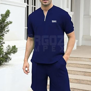 Ensemble T-shirt et short de course décontracté pour homme, personnalisable, respirant, séchage rapide, couleurs sur mesure - Product Image 3