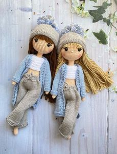Muñeco de Ganchillo Hecho a Mano Personalizado, Amigurumi, Juguete de Felpa Suave, Regalo Decorativo, Exportación al por Mayor, OEM - Product Image 1