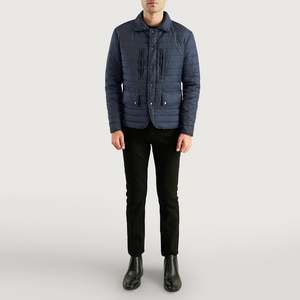 Bo Quilt Windbreaker <b>Jacket</b> Casual Korean Street Style Water Proof Coated Zippered <b>Half</b> Closure Hooded New Pattern XS XL 5XL - Product Image 5