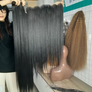 ผมต่อเวียดนามแท้ เกรดซุปเปอร์เวอร์จิ้น เรมี่ แบบเส้นตรง HD สำหรับผมแบบ Double Drawn  จัดเรียงเกล็ดผม - Product Image 1