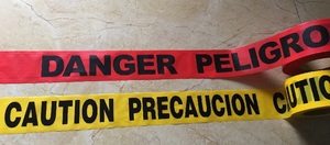 Cintas de Advertencia de Peligro con Barrera de PE - Tipo Estándar, Opciones Multicolor - Product Image 4