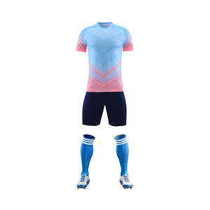 Diseño personalizado y logotipo de alta calidad uniformes de fútbol equipo club de fútbol 100% poliéster fútbol conjunto completo de hombres y mujeres uniforme de fútbol - Product Image 6