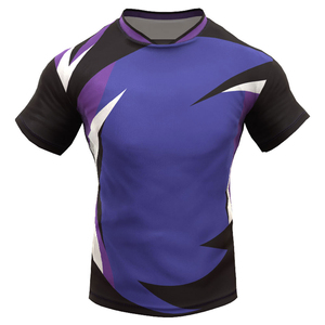Haute Qualité Stock Brodé Cousu Surdimensionné Rugby Uniforme NOIR Respirant American Football Jersey Uniforme - Product Image 5