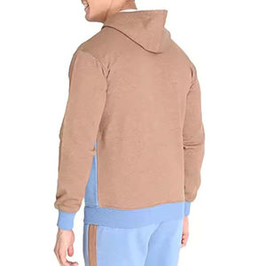 100% algodón polar recortado sudaderas con capucha hombres invierno sol desvanecido gota hombro desgastado ácido lavado bolsillo diseño personalizable alto - Product Image 5