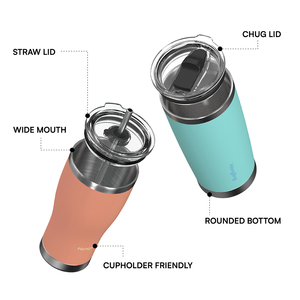 Hong ling bán buôn tùy chỉnh thép không gỉ cách điện cup với nhiều Nắp sự lựa chọn cho nóng và lạnh đồ uống lý tưởng cho xe - Product Image 4