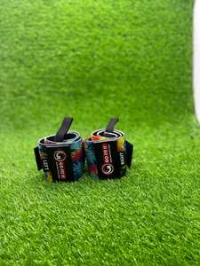 สายรัดข้อมือยกน้ำหนักแบบนีโอพรีน ปรับได้ น้ำหนักเบา กันลื่น สำหรับการออกกำลังกายแบบพาวเวอร์ ดีดลิฟท์ พื้นผิวบุนวม ยืดหยุ่น - Product Image 2