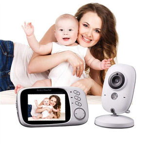 Wholesale 5Inch 2.4Ghz Wireless PTZ Remote Control Temperature Display Baby Monitor 4 <b>Zoom</b> Split Mode Intercom Video Baby <b>Camera</b> - Product Image 1