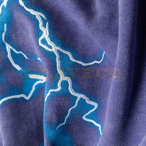 Sweats à capuche décontractés en coton mélangé délavés à l'acide pour hommes vêtements de mode respirants à séchage rapide pour l'hiver - Product Image 5