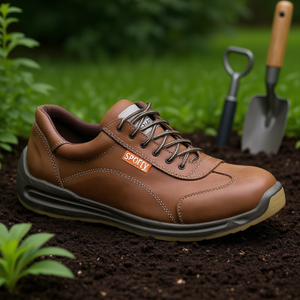 Chaussure de sécurité en cuir marron Viper S2 SRC EN20345 Taille 40 W.L, Gants de jardin et équipement de protection par LEMAITRE - Product Image 3