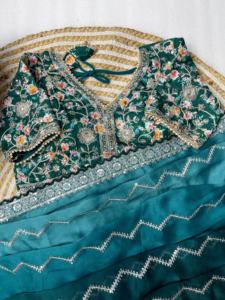 Saree imprimé léger de haute qualité pour le bureau et une utilisation décontractée dans plusieurs options de couleur en grande quantité - Product Image 4