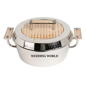 Calentador de alimentos de metal, cazuela de lujo de diseñador con acabado personalizado, nueva olla caliente de metal de calidad superior - Product Image 5