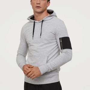 Sudadera con Capucha para Hombre, 100% Algodón, Forro Polar, Manga Larga, Invierno, Ecológica, Transpirable, Precio al por Mayor - Product Image 1
