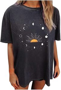 Usine OEM femmes surdimensionné t-shirt personnalisé en coton t-shirt avec broderie logo pour boutique de mode - Product Image 3