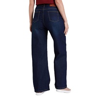 Prix de gros – Jean en denim pour femme, design personnalisé, décontracté, coupe large, écologique, respirant, séchage rapide