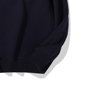 Vente en gros 100% coton sweat ras du cou pour hommes automne polaire coupe surdimensionnée Plus Streetwear vêtements Logo personnalisé - Product Image 3