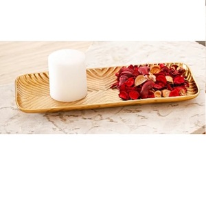 Plateau de service à café pour dessert, pour la décoration de table de mariage, accessoires de décoration de table, utilisation de service de traiteur, plateau de service en métal - Product Image 3