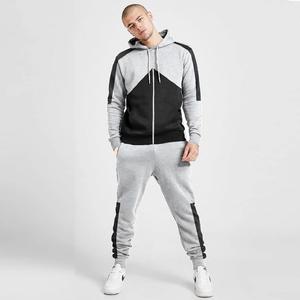 Vente en gros de survêtements d'hiver écologiques pour hommes, ensemble de jogging à capuche, marque personnalisée, polaire OEM, respirant, prix bon marché - Product Image 1
