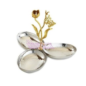 Nouveau 2025 bols de service en acier inoxydable de style classique faits à la main en gros couleur argent et or personnalisés - Product Image 3