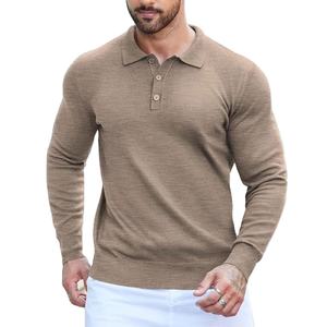 Camiseta Polo de Manga Larga para Hombre, 100% Algodón, Personalizada al por Mayor, Fabricantes de Prendas, Secado Rápido, Logotipo Personalizado, Camiseta Polo Informal 2026 - Product Image 4
