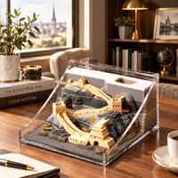 Bloc-notes promotionnel 3D personnalisé, fait main, découpé sur mesure, calendrier en papier tendance, multi-occasions, pour le bureau