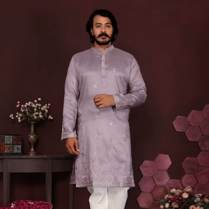 Premium Ethnic Wear Men Collection Smart Silk Kurta con Payjama Set disponible a precio asequible para cada ocasión especial - Product Image 1