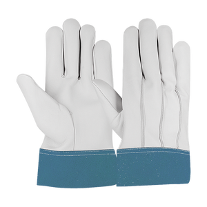Guantes de soldadura TIG de alto rendimiento, cuero de vaca de grano dividido, resistente al corte, protección Personal resistente a la abrasión - Product Image 3