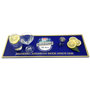 Private Brand Custom Logo Rubber Bar Table <strong>Mat</strong> <strong>Personalised</strong> Soft Pvc Rubber <strong>Beer</strong> Bar Spill <strong>Mats</strong> - Product Image 4