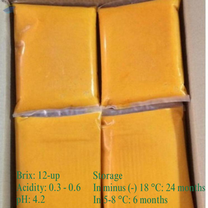 Purée de mangue jus de pulpe de mangue traité naturellement emballage en vrac jus de fruits et légumes - Product Image 2