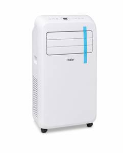 Haierr <b>Portable</b> <b>Air</b> <b>Conditioner</b> 8001-10000 BTU Cooling Only Fixed Frequency Dehumidifier Timer Household White - Product Image 1