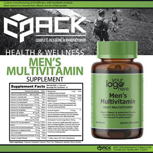 Cápsulas Multivitamínicas para Hombres Adultos de Alta Calidad, las Más Vendidas, con Vitaminas y Minerales para el Apoyo del Hígado, Hechas en EE. UU. - Product Image 3