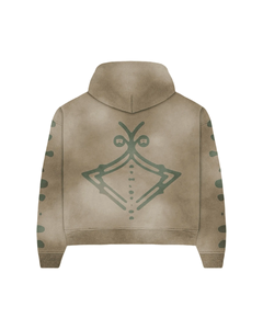 Conjunto Deportivo Personalizado de Alta Calidad con Sudadera con Capucha y Cremallera Desgastada y Pantalones Acampanados, Ropa Urbana Nueva de Otoño, 100% Algodón - Product Image 5